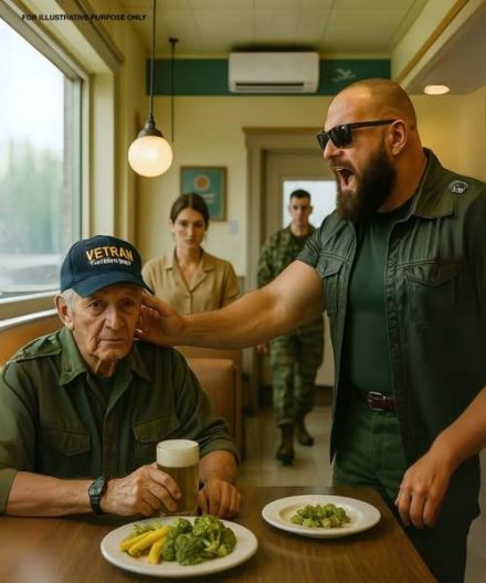 Motocyklista zaczepia 81-letniego weterana w barze – nikt nie mógł sobie wyobrazić, co wydarzy się za kilka minut