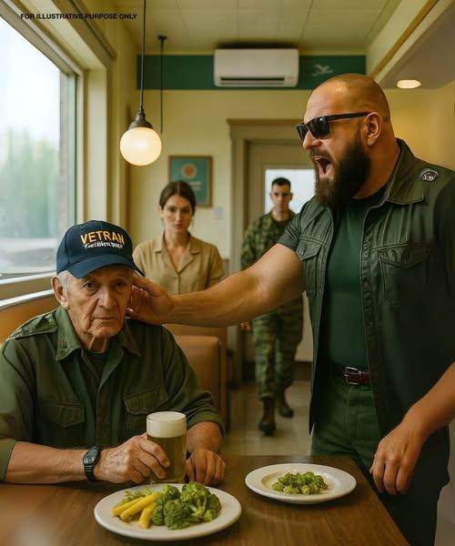 Motocyklista zaczepia 81-letniego weterana w barze – nikt nie mógł sobie wyobrazić, co wydarzy się za kilka minut