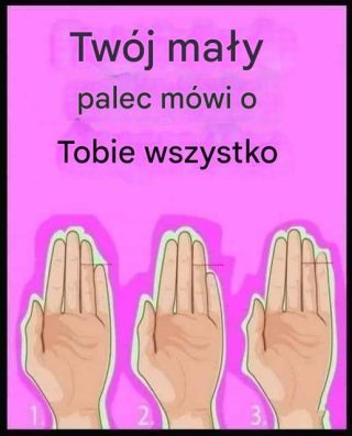 Jeśli ciekawi Cię, co długość twojego małego palca mówi o Twojej osobie, to dobrze trafiłeś! Oto, jak ten pozornie szczegółowy szczegół może dać Ci najważniejsze.