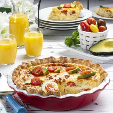 🥧 Bacon & Tomato Quiche – Idealna na Śniadanie lub Brunch! 🥓🍅