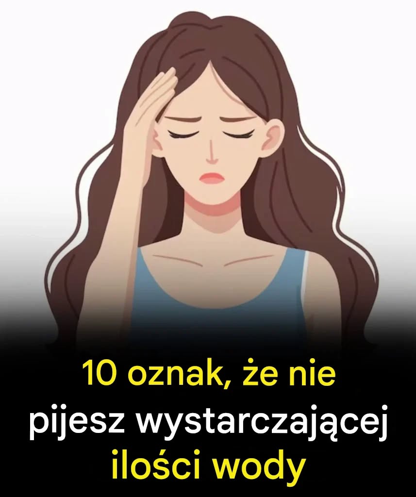 10 oznak, że nie pijesz wystarczającej ilości wody Link znajdziesz w komentarzu