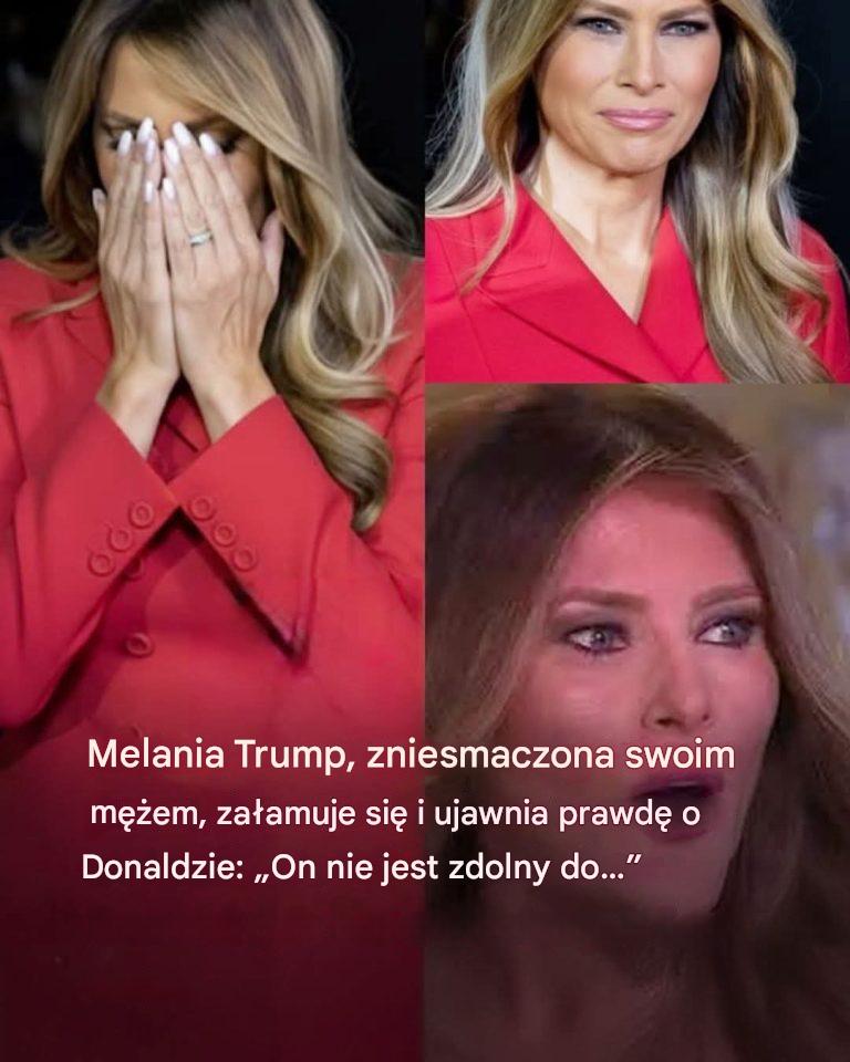 Melania Trump jest gotowa porozmawiać o niewierności męża.