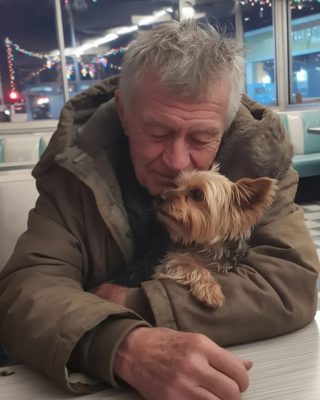 Zaoferowałem darmową kolację bez grosza przy duszy staremu człowiekowi — a następnego ranka to, co znalazłem na swoich drzwiach, przeszyło mnie gęsią skórkę.