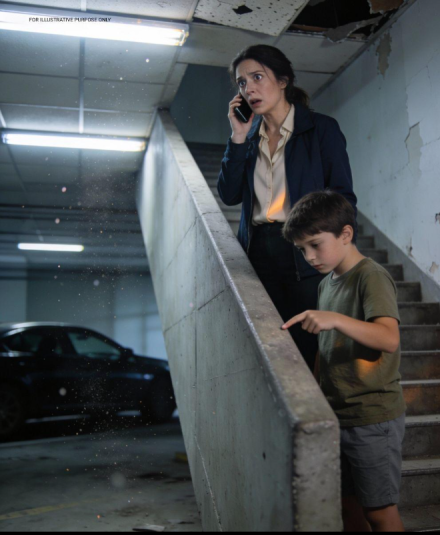 Poszłam do biura męża, żeby oddać coś, o czym zapomniał, ale budynek był pusty. Ochroniarz powiedział mi, że firma została zamknięta lata temu. Mój mąż nadal upierał się, że jest w środku. Nagle mój syn wyszeptał: „Mamo… to samochód taty”. Podążyłam za jego wzrokiem po schodach i…