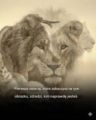 Pierwsza bestia, którą widzisz na tym zdjęciu, objawienie tego, kim jesteś…
