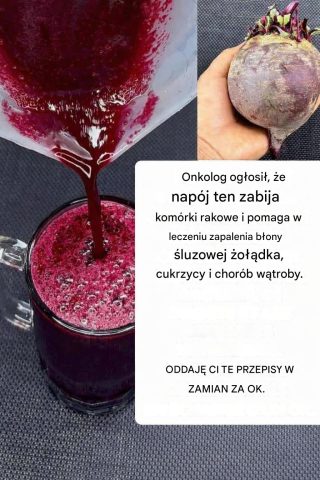 UWAGA! SOK Z BURAKÓW ZABIJA KOMÓRKI RAKA W 42 DNI