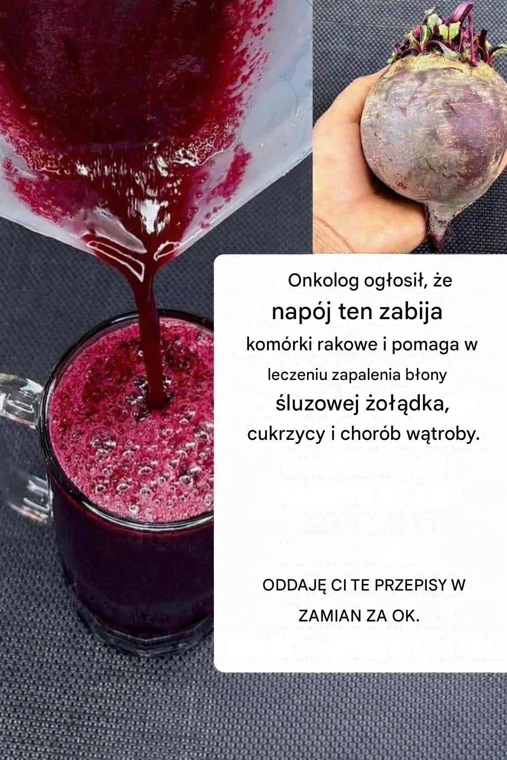 UWAGA! SOK Z BURAKÓW ZABIJA KOMÓRKI RAKA W 42 DNI