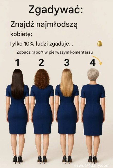 Test: Znajdź najmłodszą kobietę. Tylko 10% zgadnie!