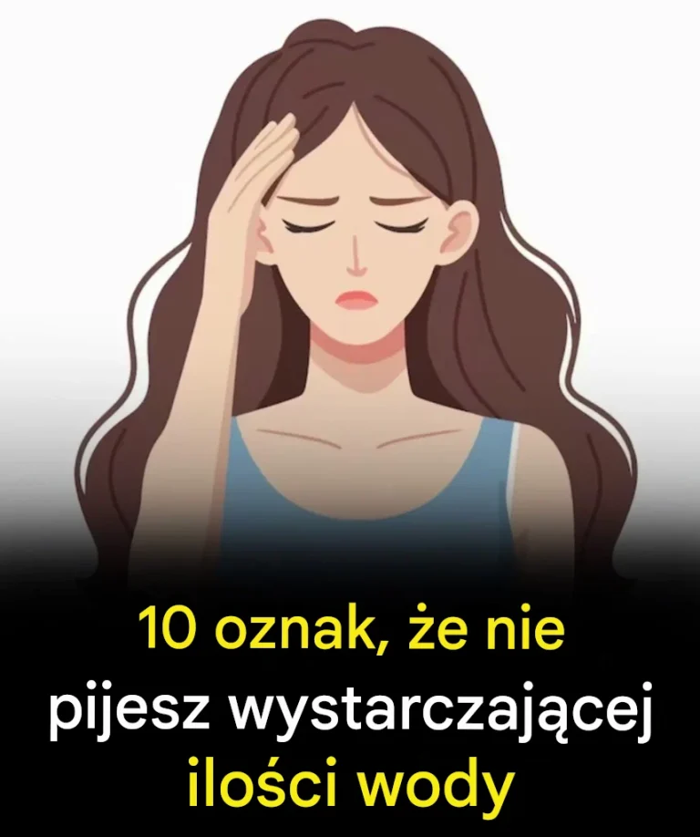 10 oznak, że nie pijesz wystarczającej ilości wody