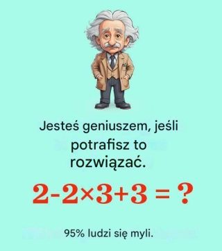 Czy potrafisz rozwiązać to zadanie matematyczne?