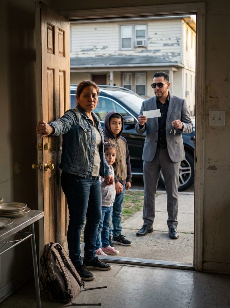 Wychowywałam troje dzieci mojej zmarłej siostry przez pięć lat – pracując nocami, sprzedając jedzenie o świcie i poświęcając własną przyszłość, żeby nigdy nie czuły się porzucone. Aż pewnej niedzieli ich ojciec wrócił czarnym SUV-em, ociekając bogactwem i arogancją, machając pustym czekiem, jakby miłość można było „odpłacić”. Obiecał rezydencje, baseny i wszystko, co można kupić za pieniądze – a potem zażądał, żebym oddała im dzieci. Myślałam, że zaraz je stracę… aż mój dwunastoletni siostrzeniec spojrzał mu w oczy i powiedział słowa, które złamały dumę miliardera: „Wolę żyć w biedzie z tym, który nigdy nas nie opuścił. Nie jesteś naszym ojcem – jesteś tylko naszym darczyńcą”.