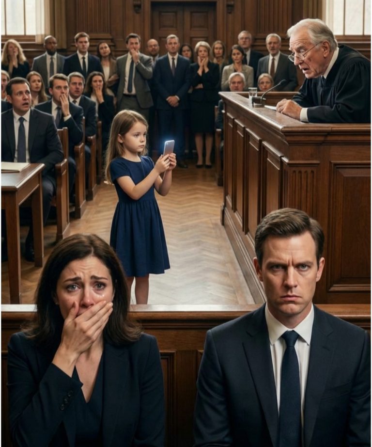 Podczas naszego procesu rozwodowego mój mąż nie okazywał żadnych emocji, próbując zakończyć nasze 20-letnie małżeństwo. Chwilę przed odczytaniem wyroku moja ośmioletnia siostrzenica wstała i poprosiła sędziego o pokazanie nagrania tego, czego była świadkiem w domu, co zszokowało wszystkich obecnych na sali sądowej.