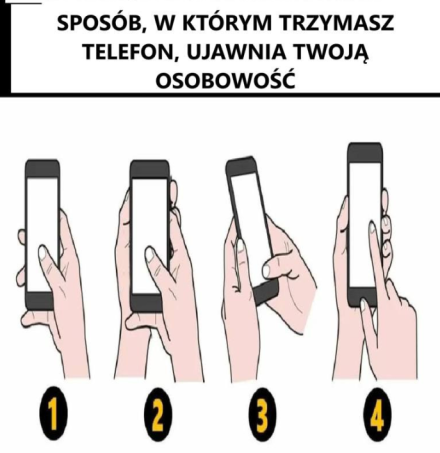 Test Poznaj Siebie: Sposób, w jaki trzymasz telefon, ujawnia ukryte cechy Twojej osobowości