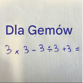 Matematyka: Czy potrafisz rozwiązać zadanie 3×3 + 3÷3 – 3?
