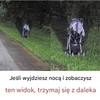 Kobieta wydała przerażające ostrzeżenie po znalezieniu porzuconego na poboczu drogi wózka dziecięcego