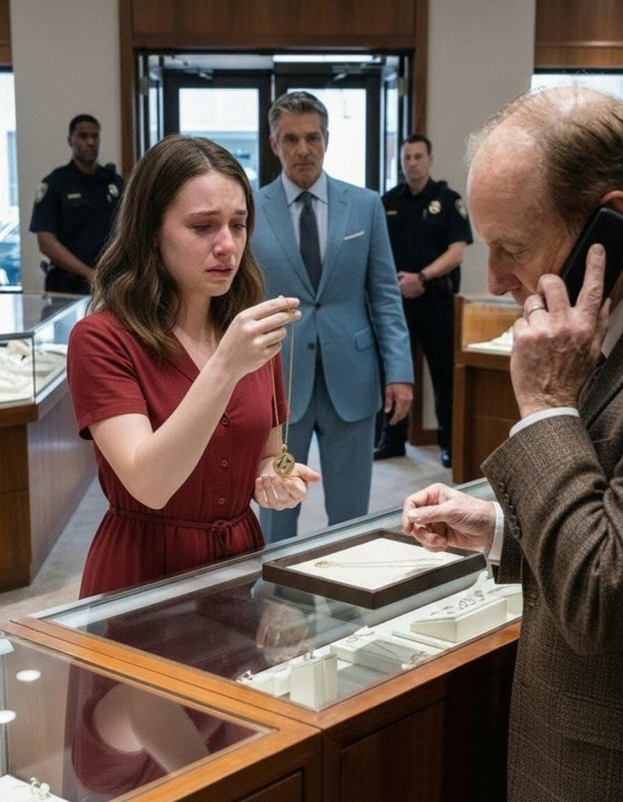 Po rozwodzie wyszłam z pękniętym telefonem i starym naszyjnikiem mojej matki — moją ostatnią szansą na zapłatę czynszu. Jubiler ledwo na niego zerknął… Potem jego dłonie zamarły.