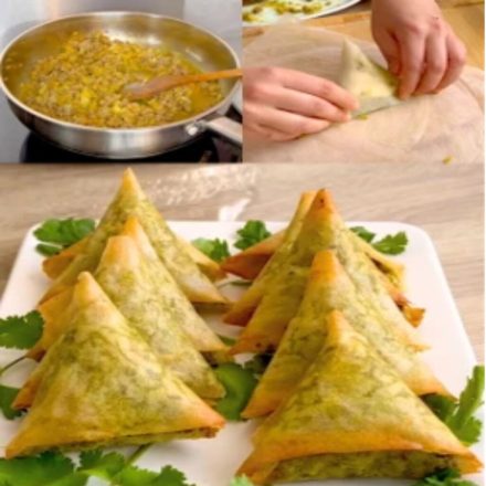 Mięsne trójkąty: przepis na smaczne danie do spróbowania